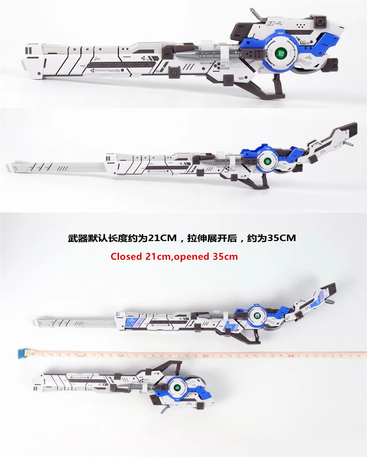 Dl Model Gn Hoge Mega Launcher Voor Mg Mb Hs 1/100 Exia Astraea Dynames Gnx 00q Dd100 *