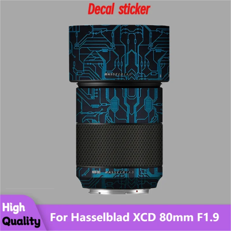 For Hasselblad XCD 80mm F1.9 Lens Sticker Protective Skin Decal Vinyl Wrap Film Anti-Scratch Protector Coat XCD80