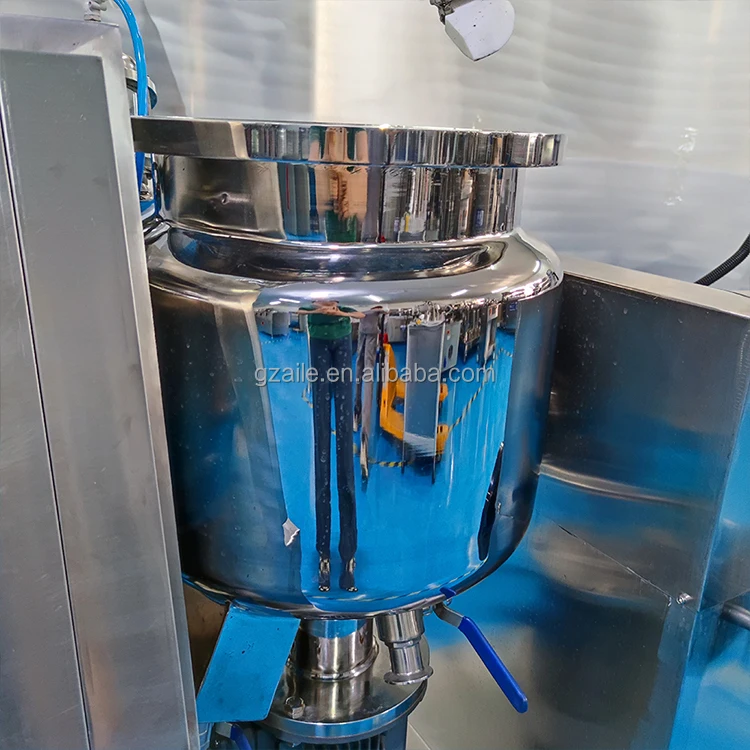 كريم المختبر آلة استحلاب الفراغ للتدفئة من نوع الرفع الصغيرة #2