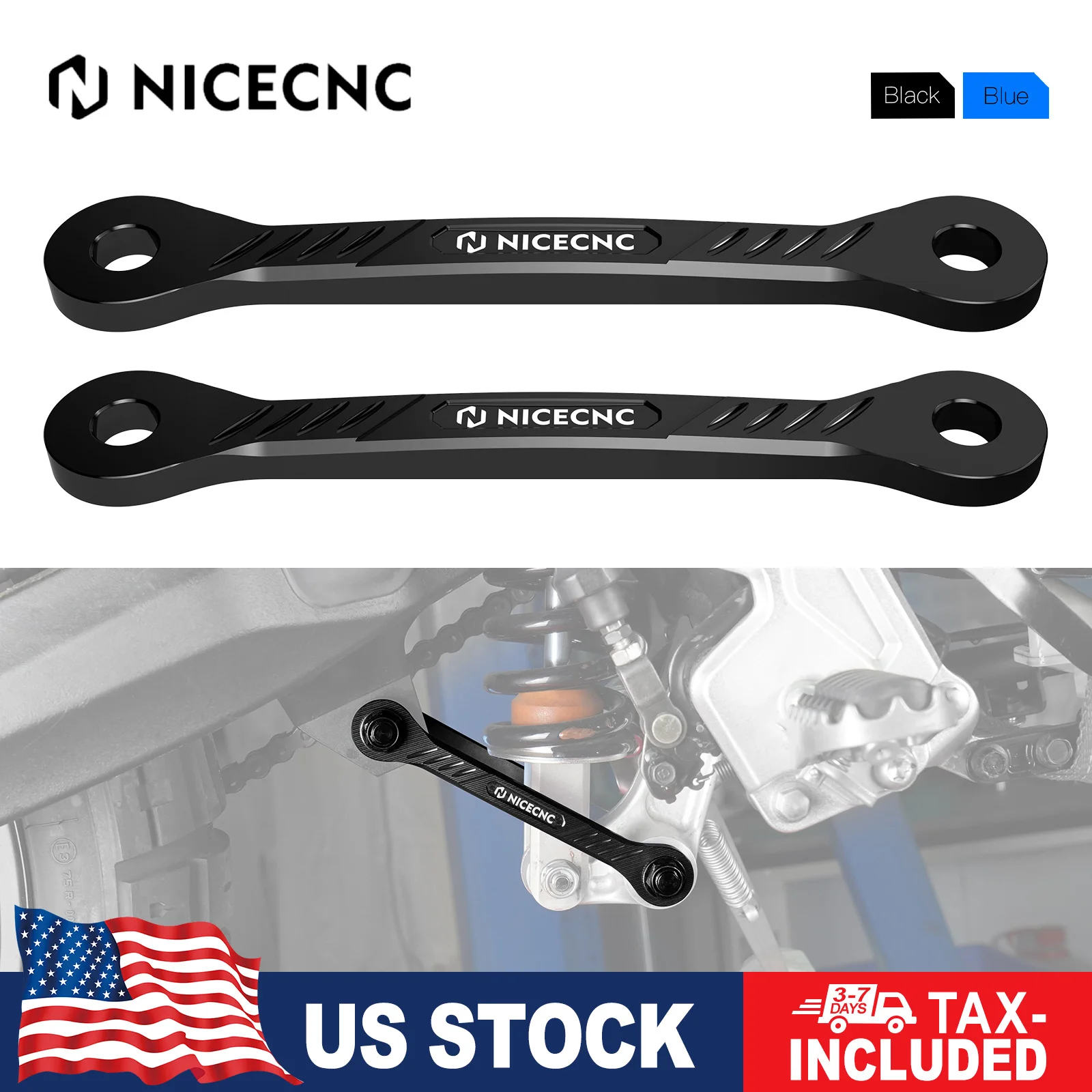

For Yamaha 2019-2024 Tenere 700 XTZ 700 XTZ700 Lowering Link Lower 1.5" 38MM Tenere700 Rally Edition 2020 2021 2022 2023 2024