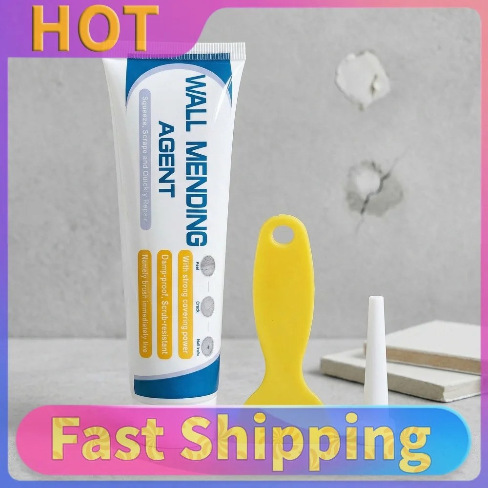 Wall Repair Paste with Scraper Strong Adhesion Paint Wall Surface Hole Fill Quick and Easy Solution for Home Walls