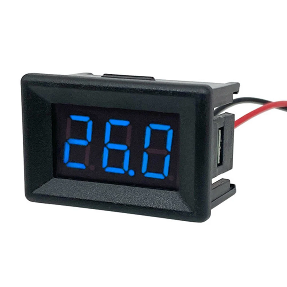 10-1 قطعة 0.36 بوصة DC0-30V 3 بت الجهد متر الفولتميتر تستر الرقمية LED وحدة عرض صغيرة لأدوات السيارات السيارات