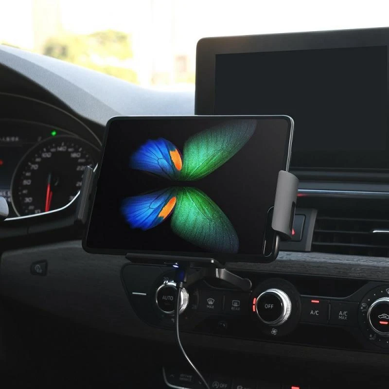 10W Universal Car Wireless Charger QI Quickly Charging Holder Phone Mount For Iphone 12 11 XS Max Huawei Samsung Fold Z