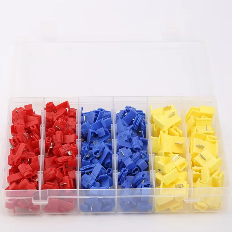 

120pcs Wire and Cable Connectors Scotch Lock Quick Splice Snap Wire Connectors Crimp Non-destructive No Broken Wire