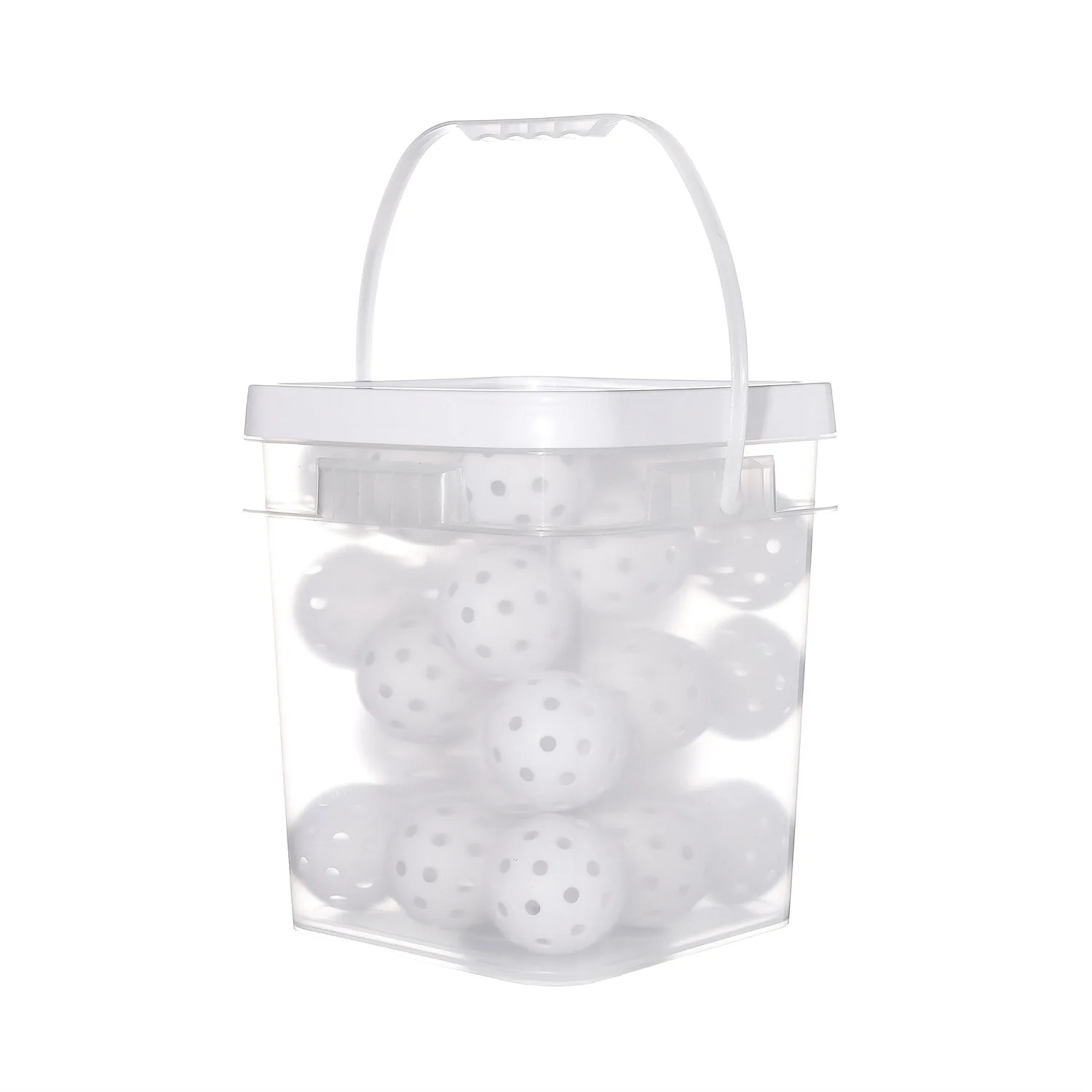 

36Pcs New 74mm Pickleball Balls Standard Durable Training Paddle Balls Pickleball Accessories 40 Holes Pickleball Trainer
