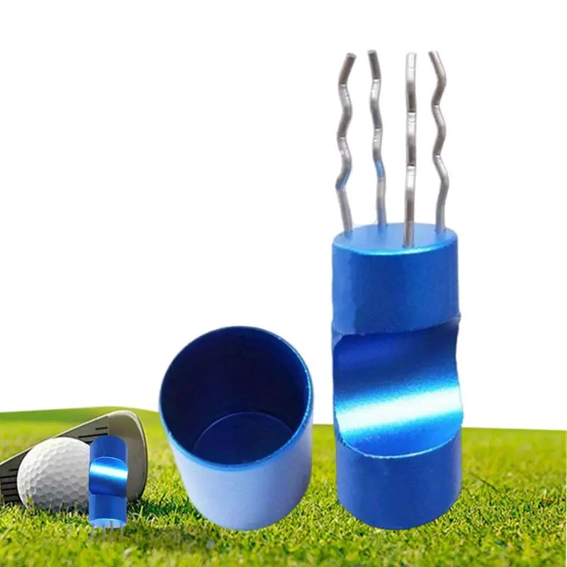 

Golf Divot Tool Golf Divot Repair Metal Green Fork Aluminum Alloy Golf Accessories For Golf Enthusiasts Professions And Novices