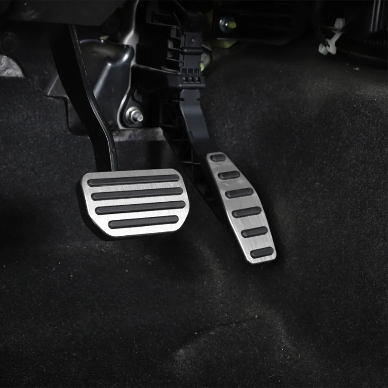 Car Accelerator Brake Foot Pedals Covers For Suzuki Jimny 2010 2011 2012 2013 2014 2015 2016 2017 2018 2019 2020