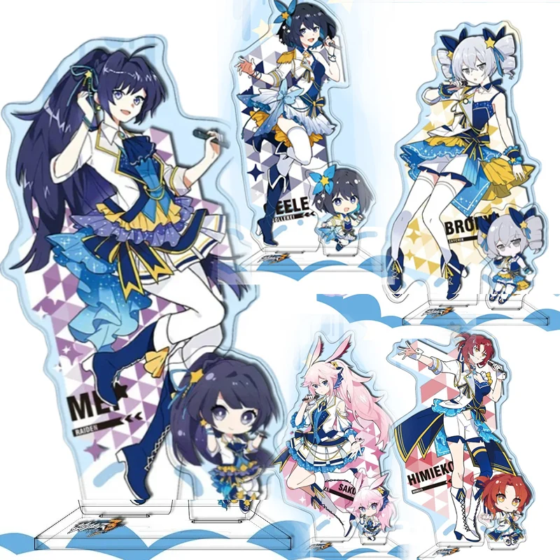 Honka Star Rail Cute Character Stand The Herta Jing Yuan Castorice Veritas Ratio Acrylic Model Desktop Decor Honkai Impact 3rd