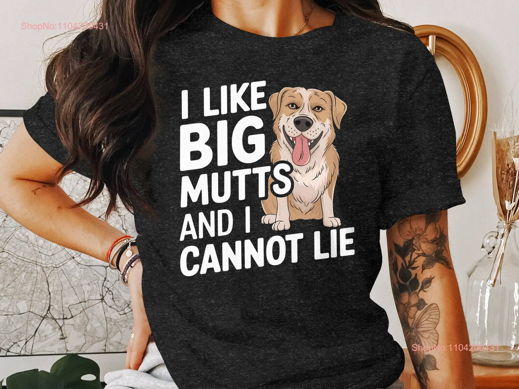 Grappige hondenliefhebber T-shirt grote mutts sarcastische huisdier eigenaar schattig ontwerp humoristische hondenkleding lange of korte mouwen