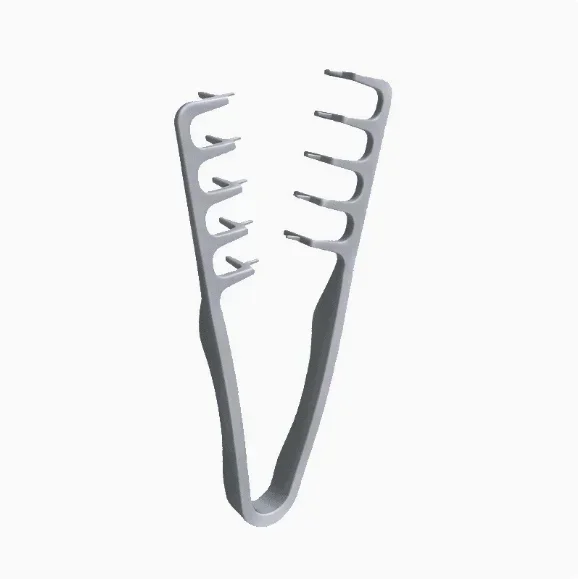 Volumizing Wide-Tooth Hair Styling Comb, ABS Plastic