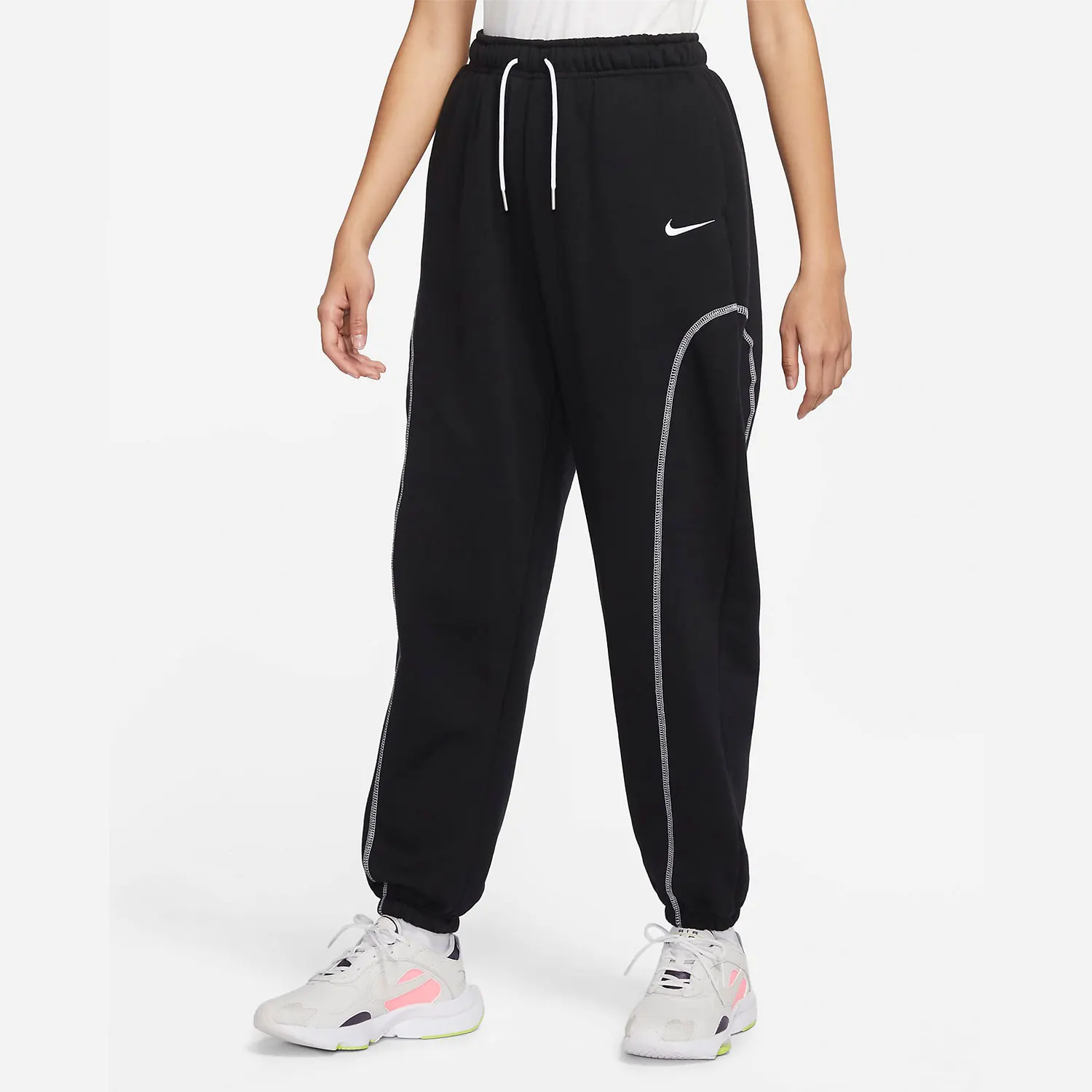 Nike Authentic OVERSIZED Women's Sports Running Training Cuff Pants DM6368-010