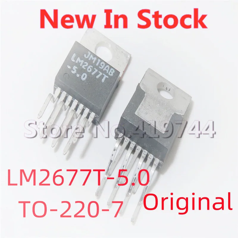 

2PCS/LOT LM2677T-5.0 LM2677T 5V TO-220 Switching regulator converter chip