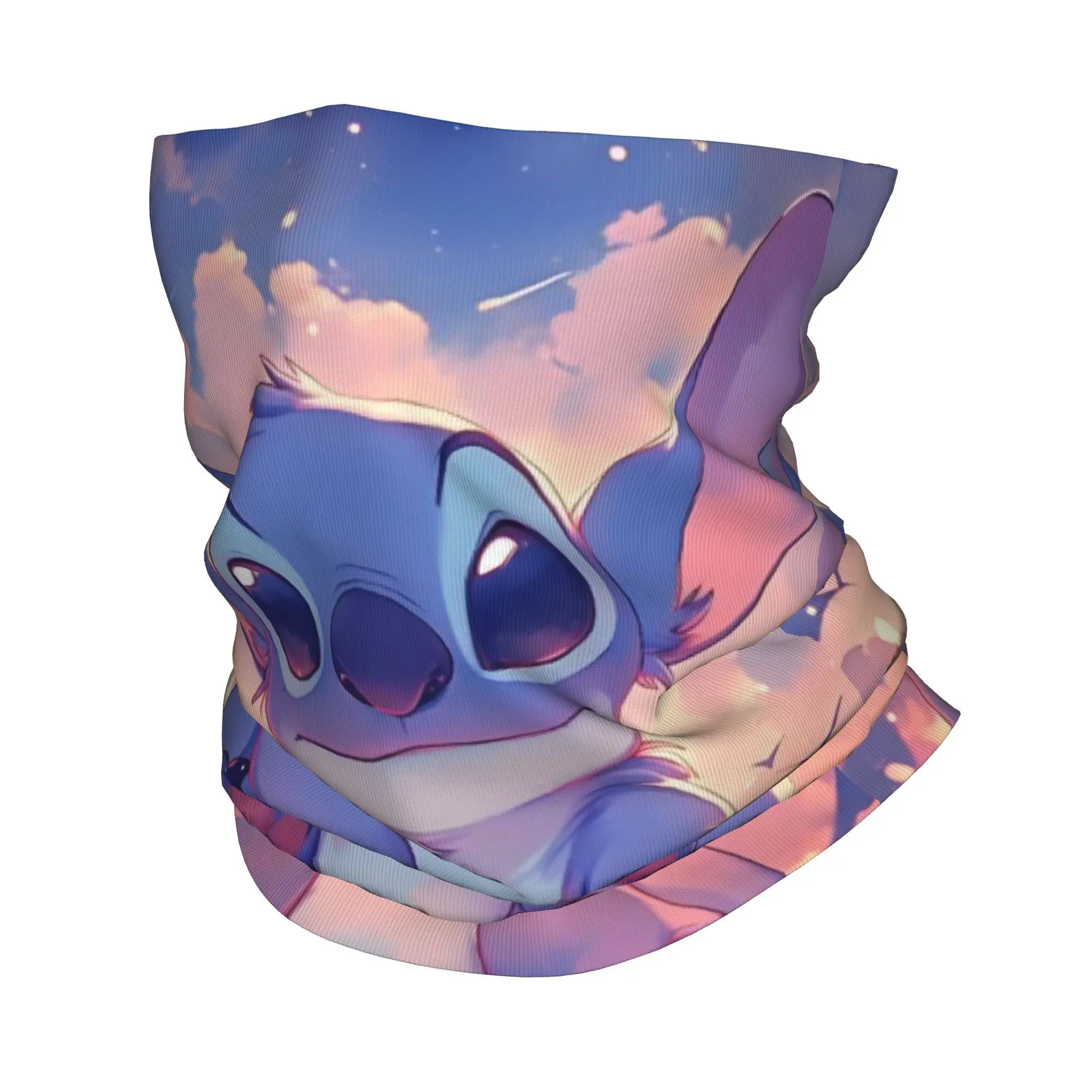 مخصص غرزة أنيمي مطبوعة باندانا الرقبة أدفأ النساء الرجال الشتاء التزلج وشاح أنبوبي الجراب Kawaii الكرتون المطبوعة واقي الوجه