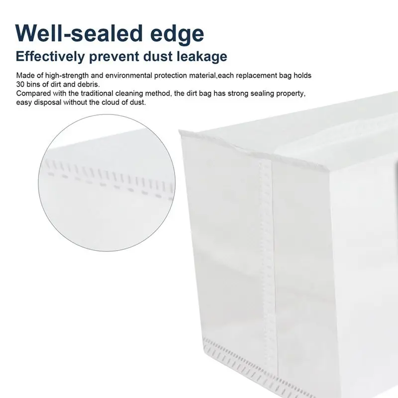 BHBL Replacement Parts Dust Bag Compatible for X1Omni X1Turbo T10 Omni Robot Vacuum Cleaner Accessories Vacuum Bags