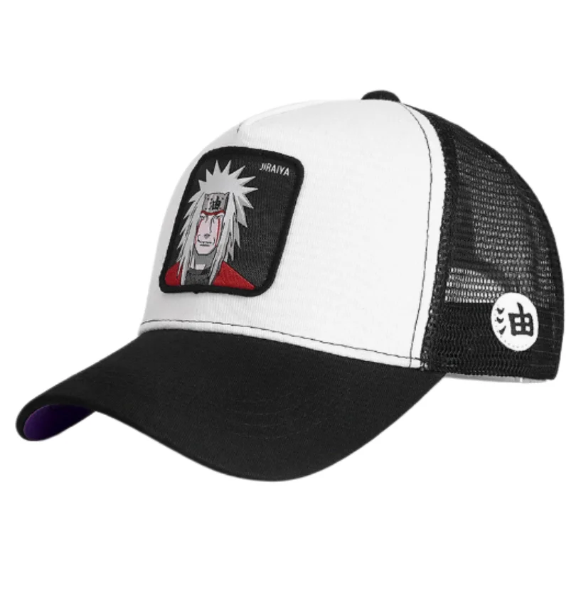 Naruto Anime-Stil Uchiha Itachi Kakashi Baseballkappe für Männer und Frauen, Cosplay, verstellbar, modisch, Outdoor, Mesh, Trucker, Snapback-Mütze – Detail 2