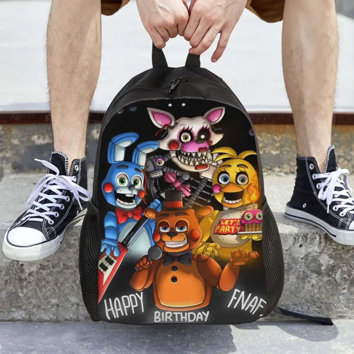 FNAF At Freddys Sac à dos pour enfants filles garçons sac d'école léger pour les tout-petits garderie