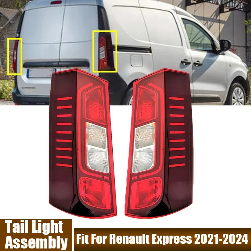 High Quality Car Tail Light Rear Brake Lamp Turn Signal Light Fit For Renault Express 2021 2022 2023 2024 265504482R, 265552205R