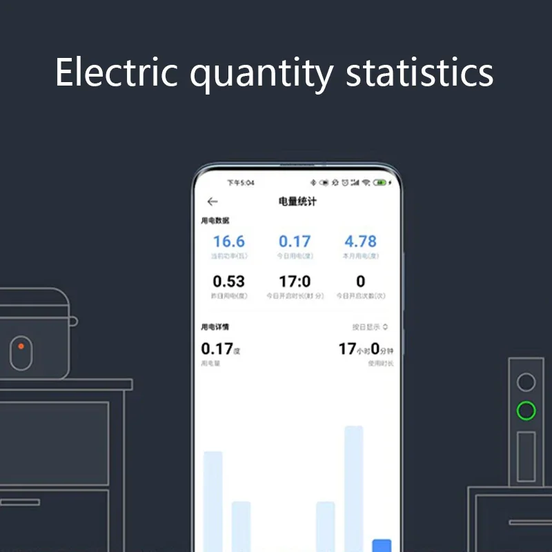 قابس مقبس حائط ذكي لاسلكي Mijia ، تحكم صوتي ، إحصائيات الطاقة ، ترقية أوتا ، تطبيق xiox ، 10A ، 42 V