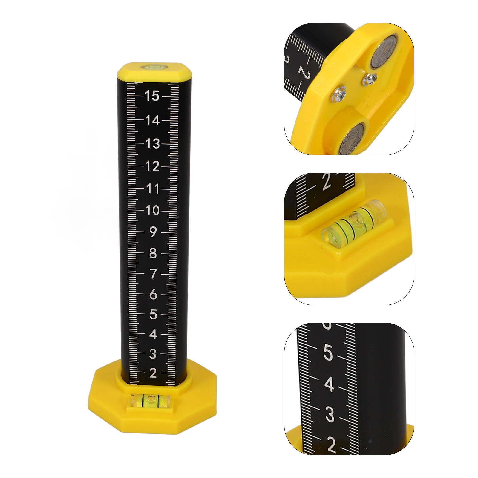 Dual Purpose Leveling Ruler Magnetic Base Scale Tiling Tools Contour Gauge Wall Painting Tools Floor Tiling Tool Tile