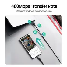 Magnetic USB C Micro USB 3A Fast Charging Cable #5