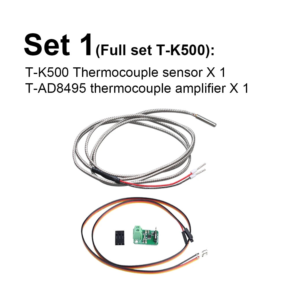 C Trianglelab® High Temperature T-K500 Thermocouple Sensor 500℃ 3D Printing for V6 Volcano HOTEND Carbon Fiber Dragonfly