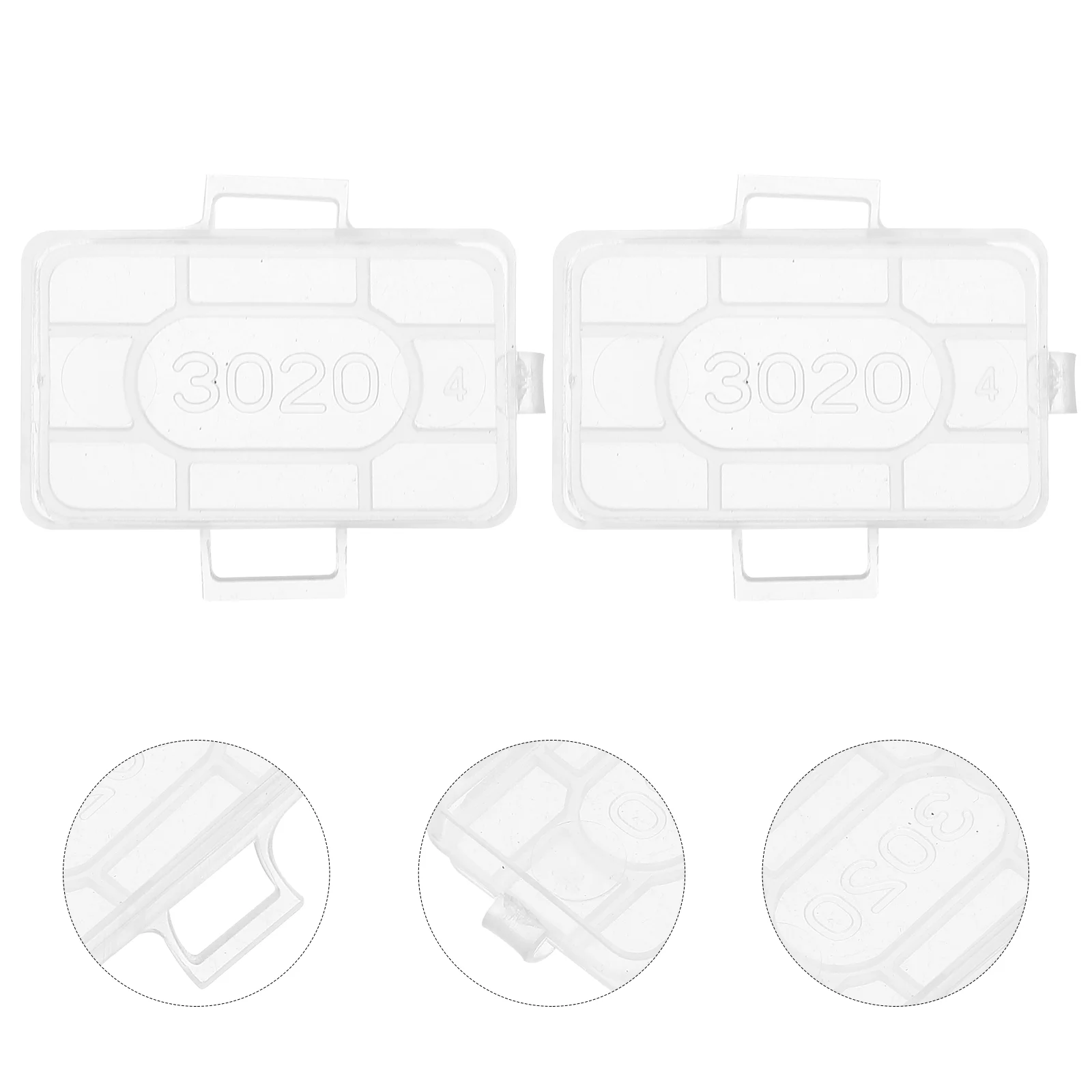 100 Uds caja de identificación de Cable etiquetas de Cable caja etiqueta de Cable nombre el soporte etiquetas eléctricas