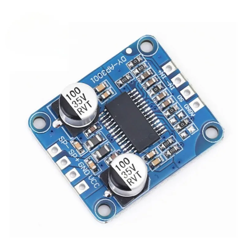 Digital Power Amplifier Board Module Class D 10W/20W/30W DC High Power Mono 12V 24V PWM Modulation DY-AP3001