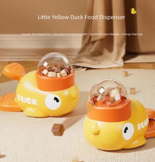 1Pcs Interactive Cat  Dog Toys: Automatic Launchers, Freeze-dried Treats  Press Feeders for Self-Entertainment!