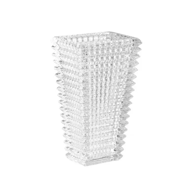

Brilliant crystal vase, light luxury transparent flower arrangement in the living room