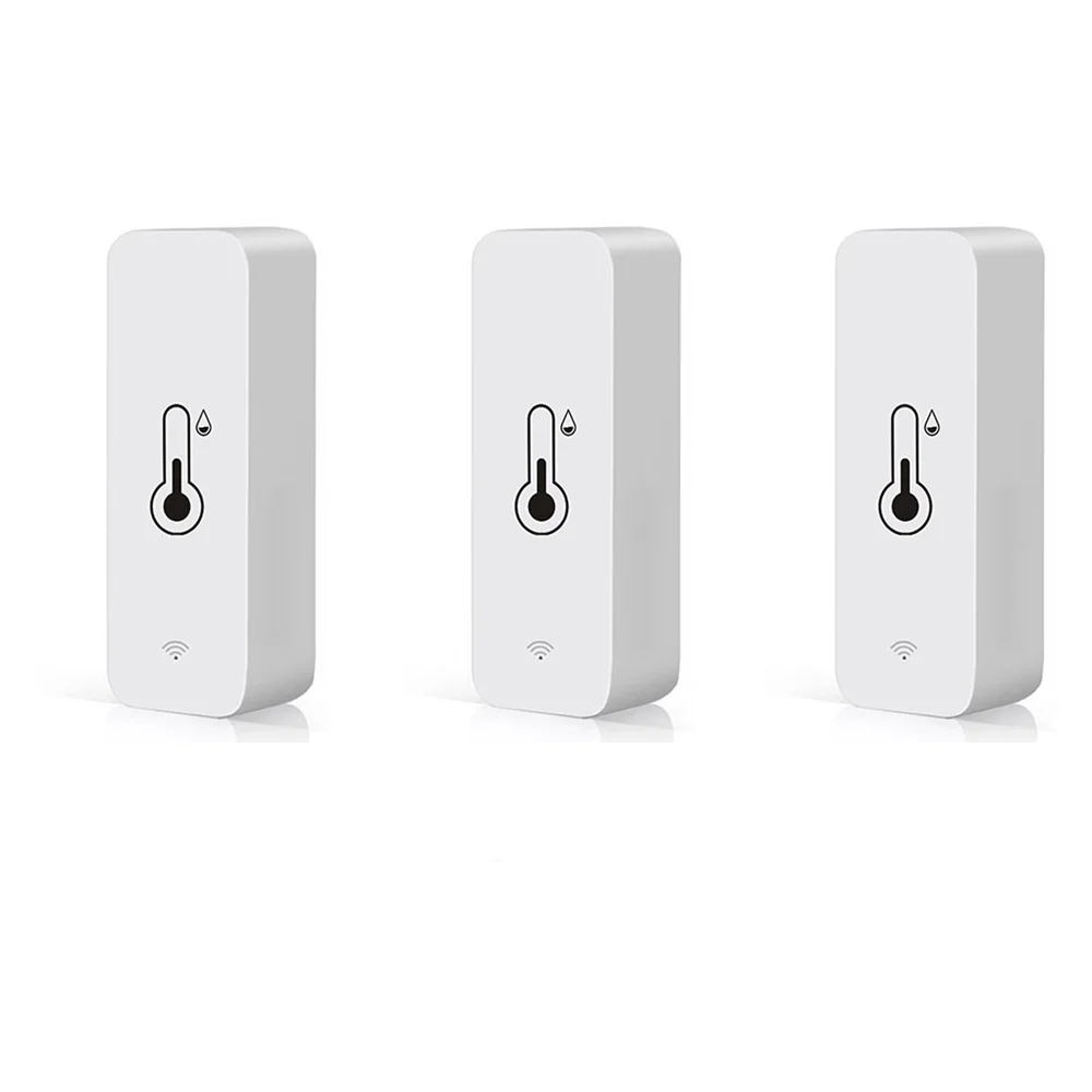 Tuya wifi temperatur feuchtigkeit sensor smart life remote monitor für smart home arbeit mit alexa google assistent