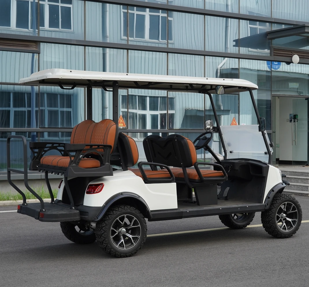 

Wholesale 4+2 Seater Forward Cart Lithium Battery Lifted Buggy Car Electric Hunting Golf Cart For Garden Villa Course