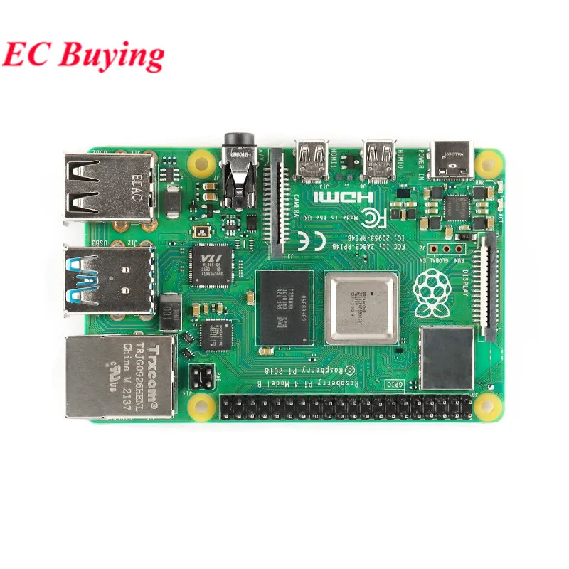 Raspberry Pi 4 5 Pi4 Pi5 8GB 4GB 2GB 1GB Computer Laptop Quad-Core Arm Cortex-A72 A76 2.4GHz 64bit Bluetooth5.0 BLE Wireless