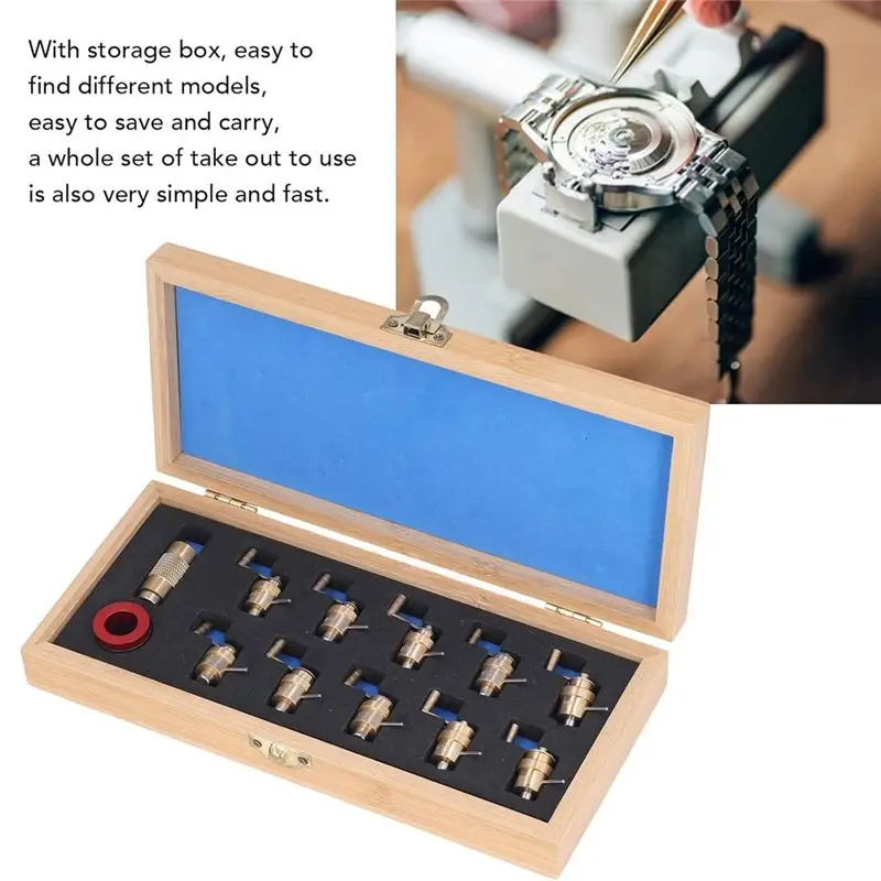 Watch Mainspring Winder Set Brass Watch Repair Tool Wristwatch Repairing Kit DIY Watchmaker Tools Kit For Watchmaker Spare Parts
