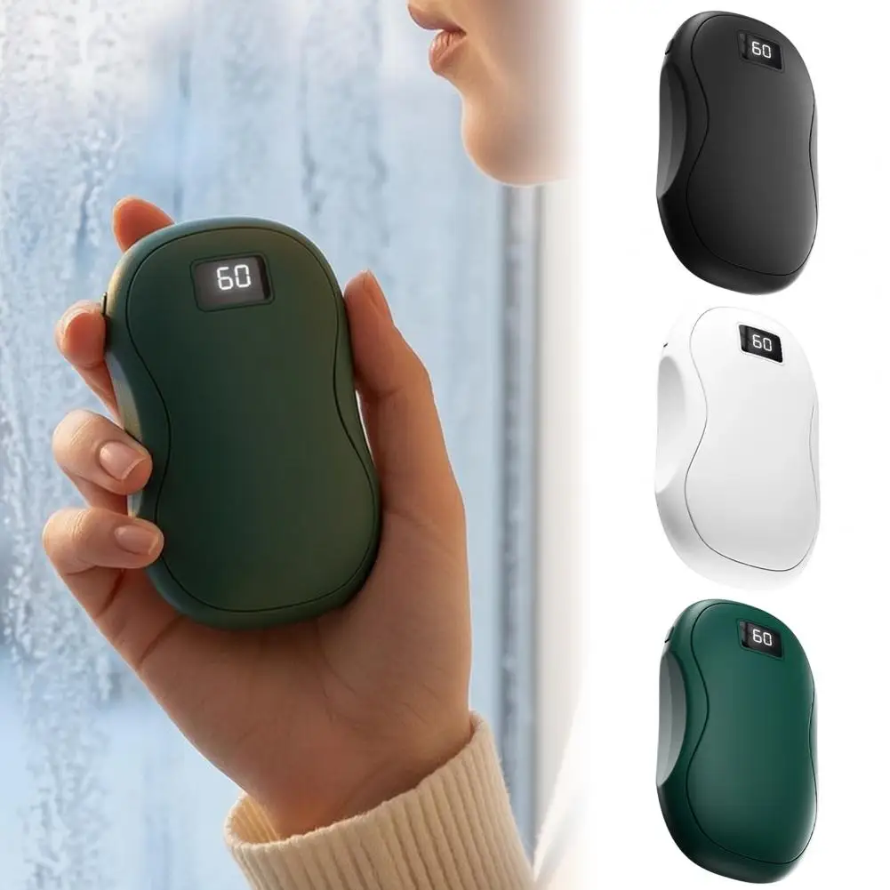 Portable Electric Handwarmer Magnetic Split Mini Handwarmer Usb Rechargeable Electric Glove Heater for Winter for Camping