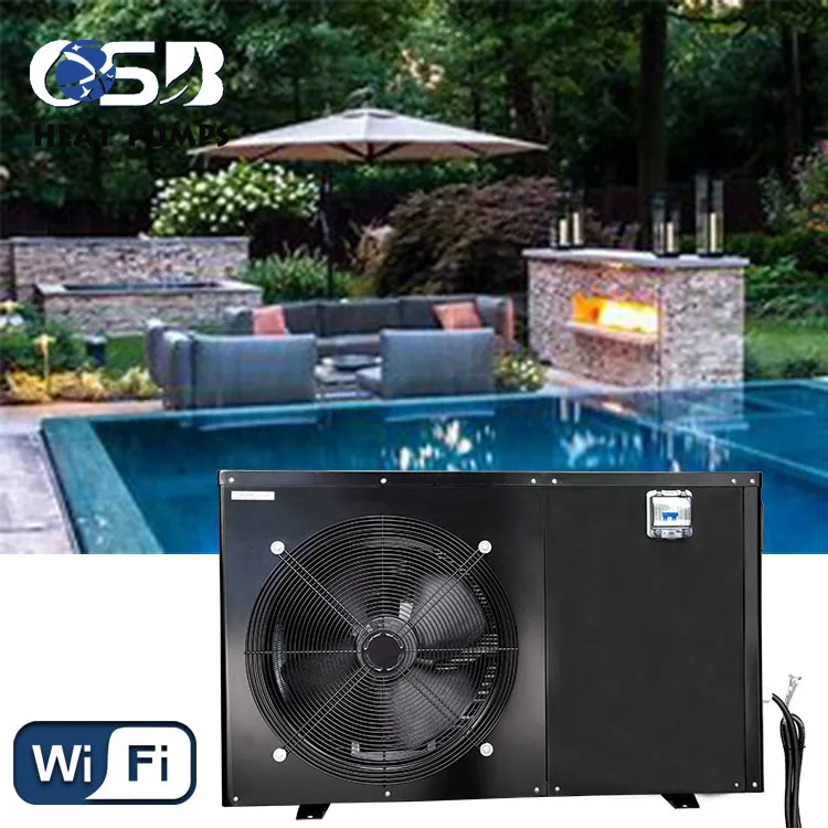 

Yunyi Galvanized Steel Shell Swimming Pool Heat Pump Heater DC Inverter Titanium Wifi