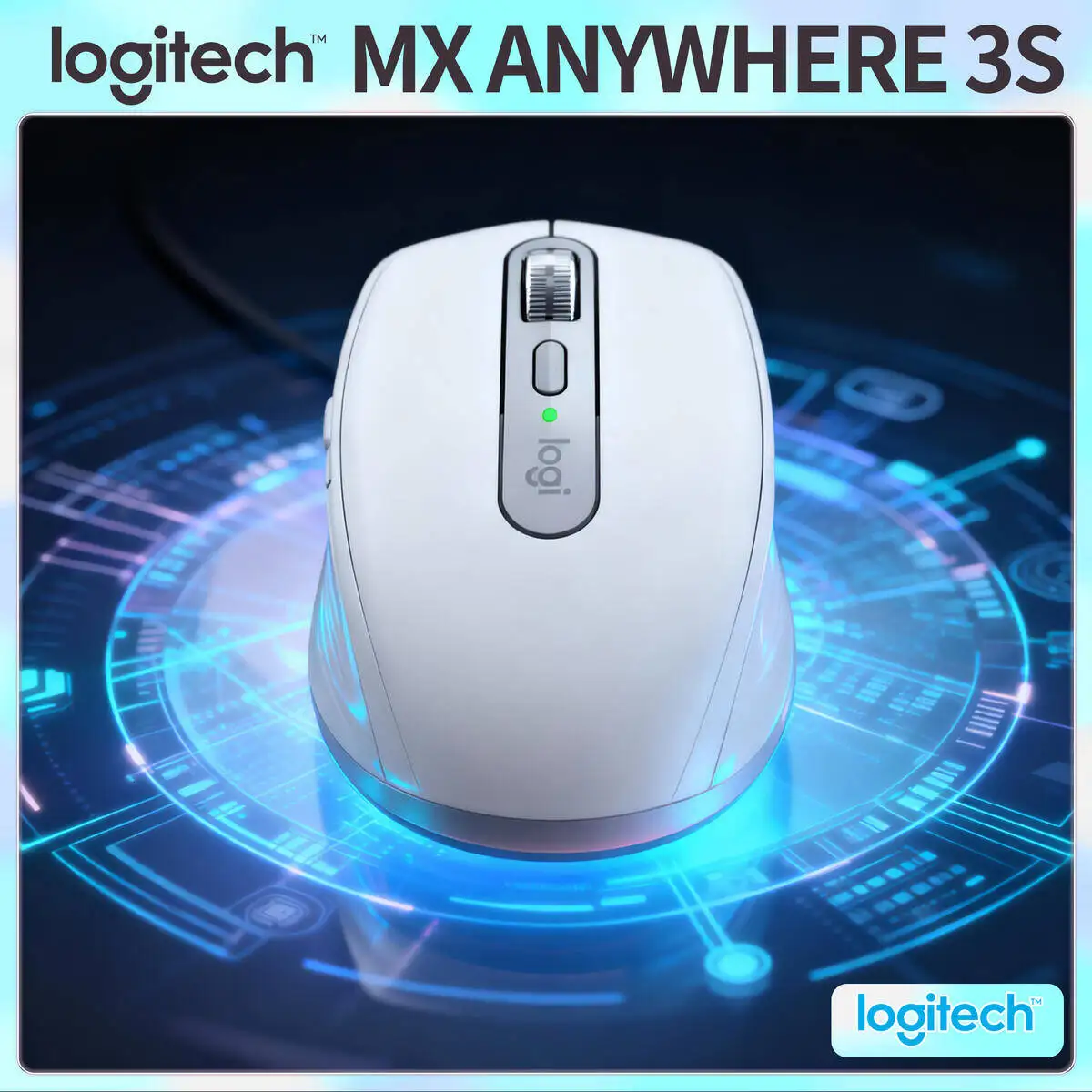 

Logitech MX Anywhere 3S Ergonomic Bluetooth Mouse 4000DPI High Precision for Office Home Work