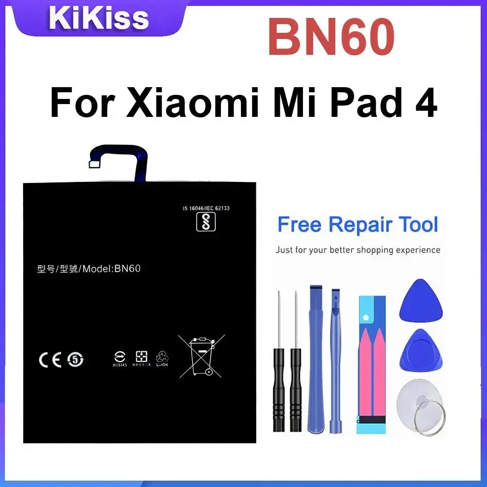 

Replacement Batteries BN60 For Xiaomi Pad 4 7.9 inch ,Repair kit with tools
