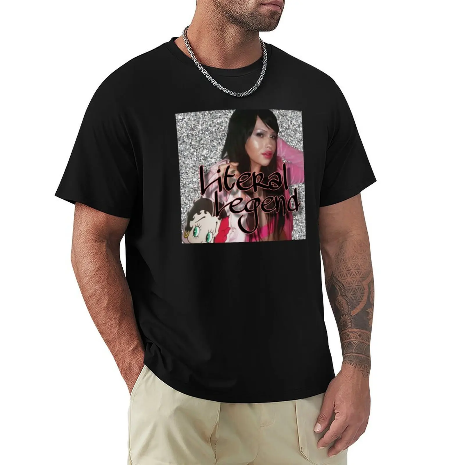 

Ayesha Erotica Literal Legend T-Shirt customs rapper graphic tees for a boy T-shirts oversize plain black t shirts men