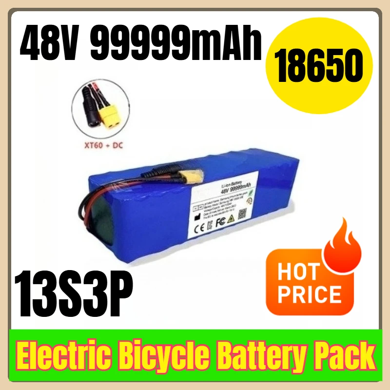 

48V 99999mAh 18650 13S3P Electric Bicycle Battery Pack