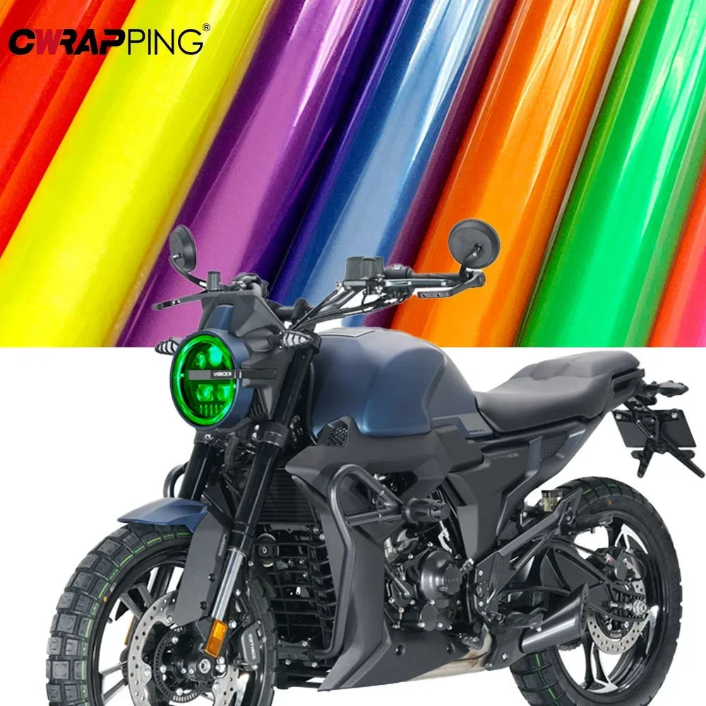 Led Headlight Foil Tinted Headlights Film Exterior Car Stickers Vinyl Motorcycle Lights Tail Light Tint Vehicle Decoration Glass