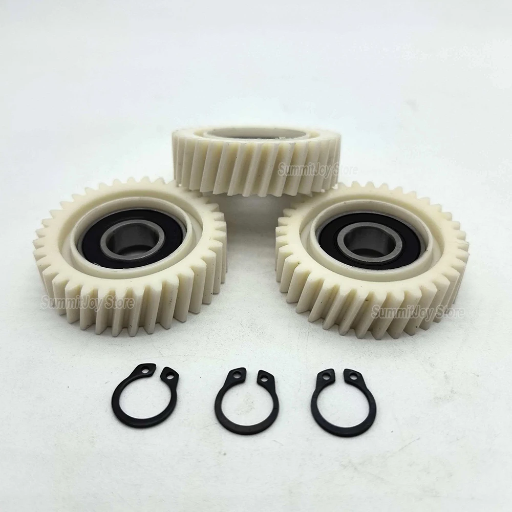 

Нейлоновая шестерня с 35 зубьями, 47,3x13 мм, косая планетарная шестерня с подшипником 12 мм для двигателя электронного велосипеда, 500 Вт, 750 Вт, спиральная шестерня для электрического велосипеда