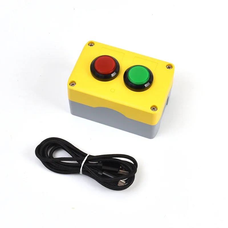 

Full Keyboard Function Industrial Control CNC USB Button Switch Socket Simulation Enter Key Computer Lottery Answer Buzzer