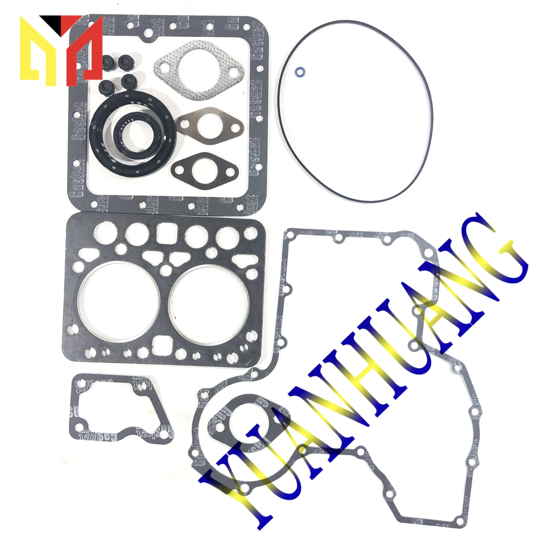 Top Fashion ZL600 Engine Full Gasket Kit for Kubota Overhual Set Engine Repair Kit Cylinder Liner Head Gasket Piston Ring