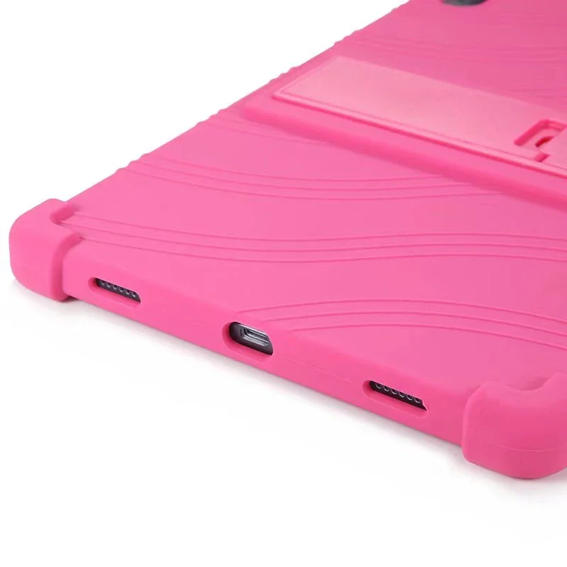 Cornors Soft Silicone Cover with Kickstand For Nokia T21 T20 T10 Case Kids Shockproof Protector Funda  Soft