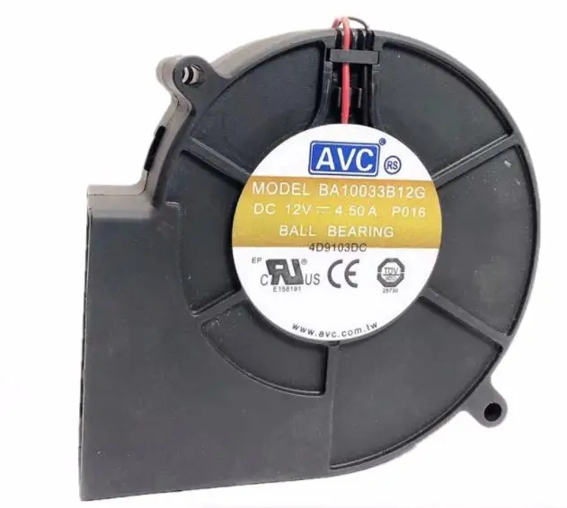 

AVC BA10033B12G DC 12V 4.50A 97x97x33mm 2-Wire Server Cooling Fan