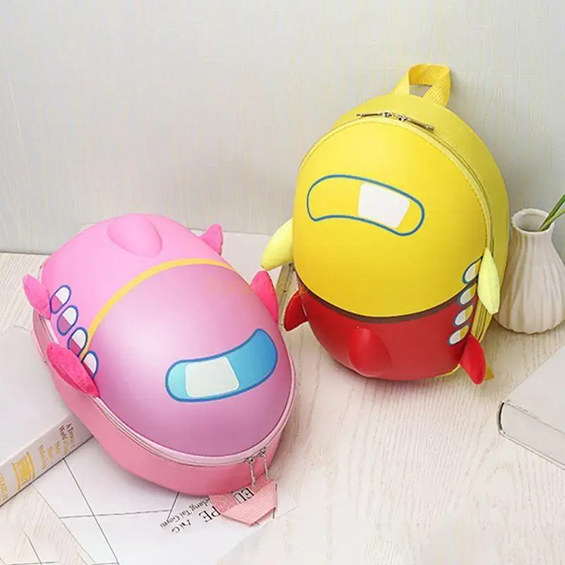 X90d Kleinkind Flugzeug Rucksack Kinderkinder Kindergartenschule Rucksack Geschenk