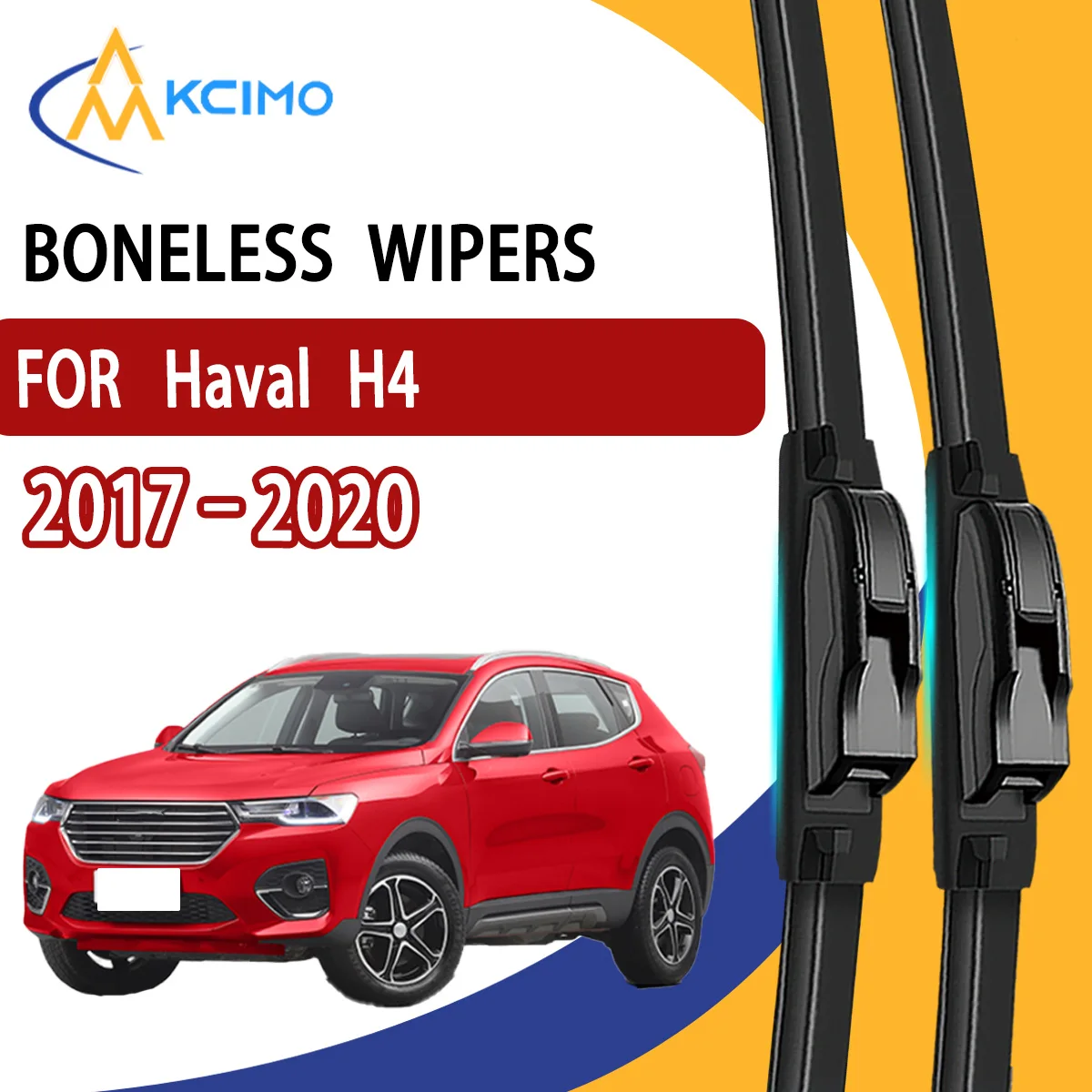 

2Pcs Front Windshield Wiper Blades For Haval H4 2017–2020 Windscreen Window Car Accessories