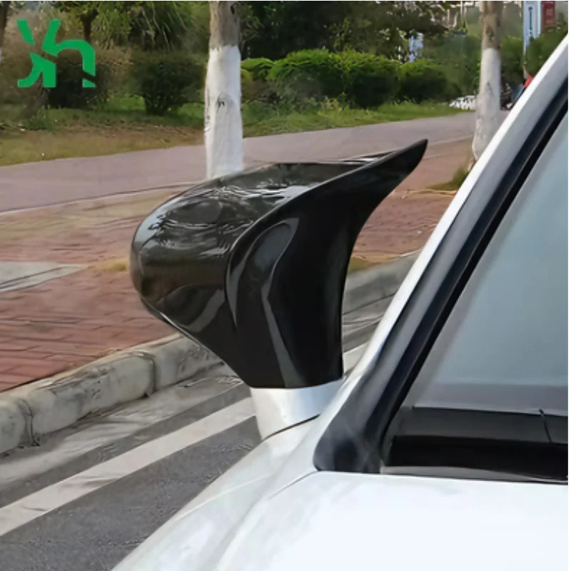 لكزس CT ES IS GS RC RCF الملحقات الخارجية مرآة الرؤية الخلفية M نوع صحيح ألياف الكربون ديلوكس غطاء مرآة جانبية #4