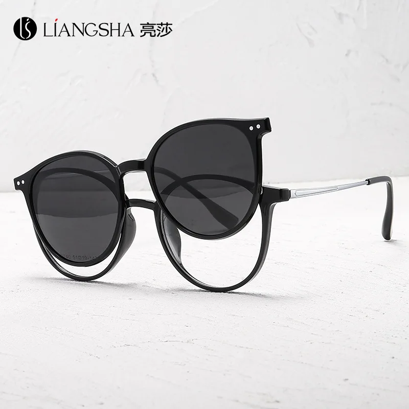 Men's SunglassesgmSunglasses Women's Fashionable Polarized Sunglasses Oval Retro Myopia Glasses Men's Foreign Trade European and