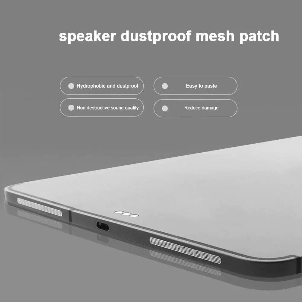 Applicable To IPad Pro 2024 Tablet Speaker Earpiece Dustproof Net 11/13 Inch Charging Port Metal Integrated Anti-dust Sticker